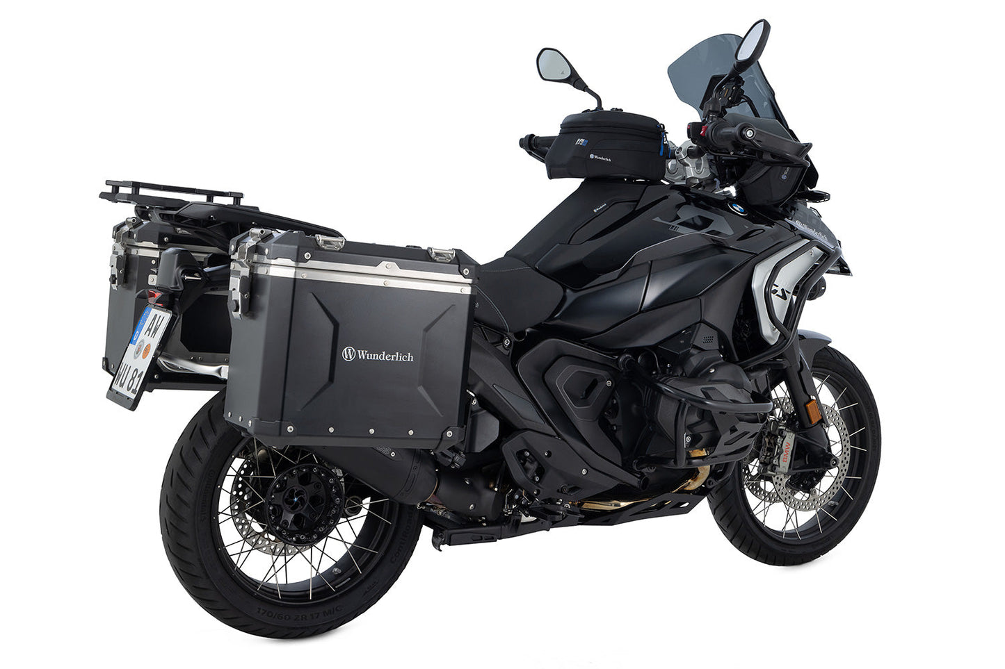 uniRack case carrier for the R 1300 GS - stainless steel