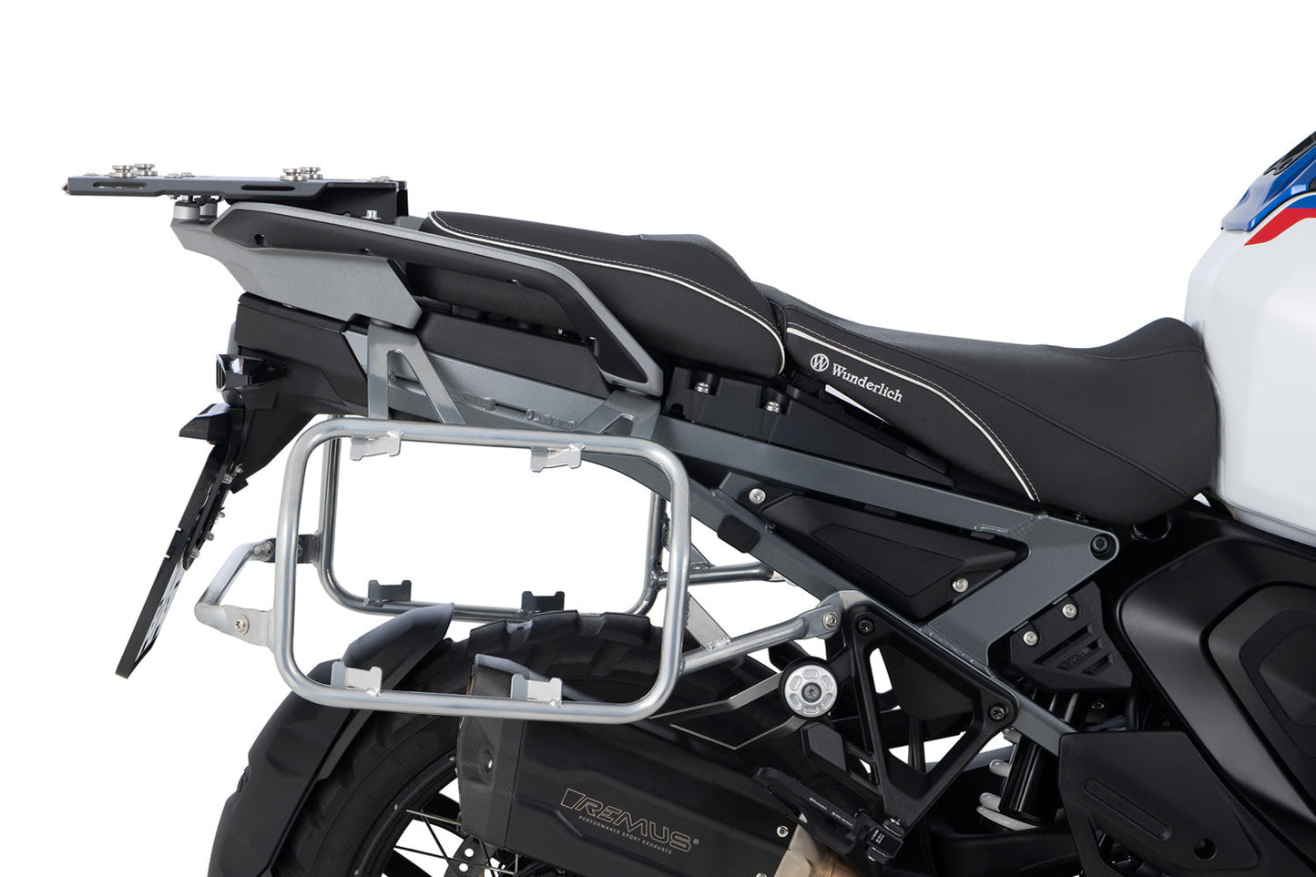uniRack case carrier for the R 1300 GS Adventure - stainless steel