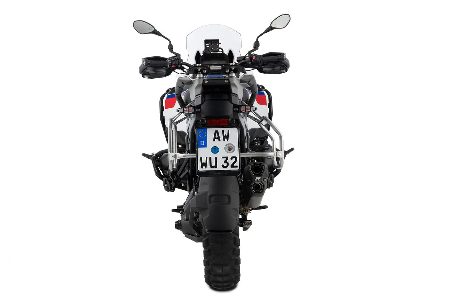 uniRack case carrier for the R 1300 GS Adventure - stainless steel