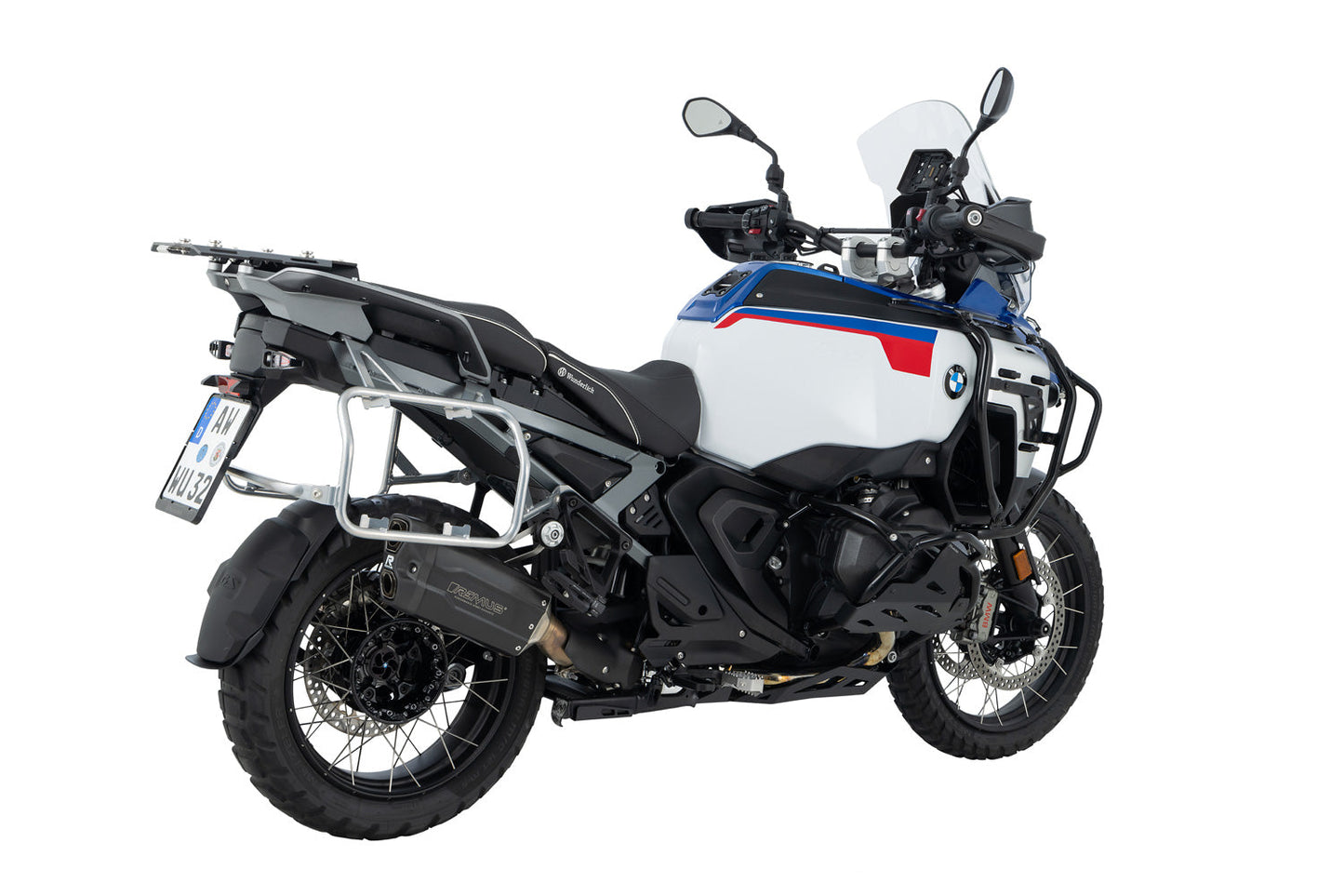 uniRack case carrier for the R 1300 GS Adventure - stainless steel