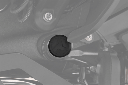 Wunderlich 3-piece Frame Plug Set for the BMW R 1300 RT - Set - black
