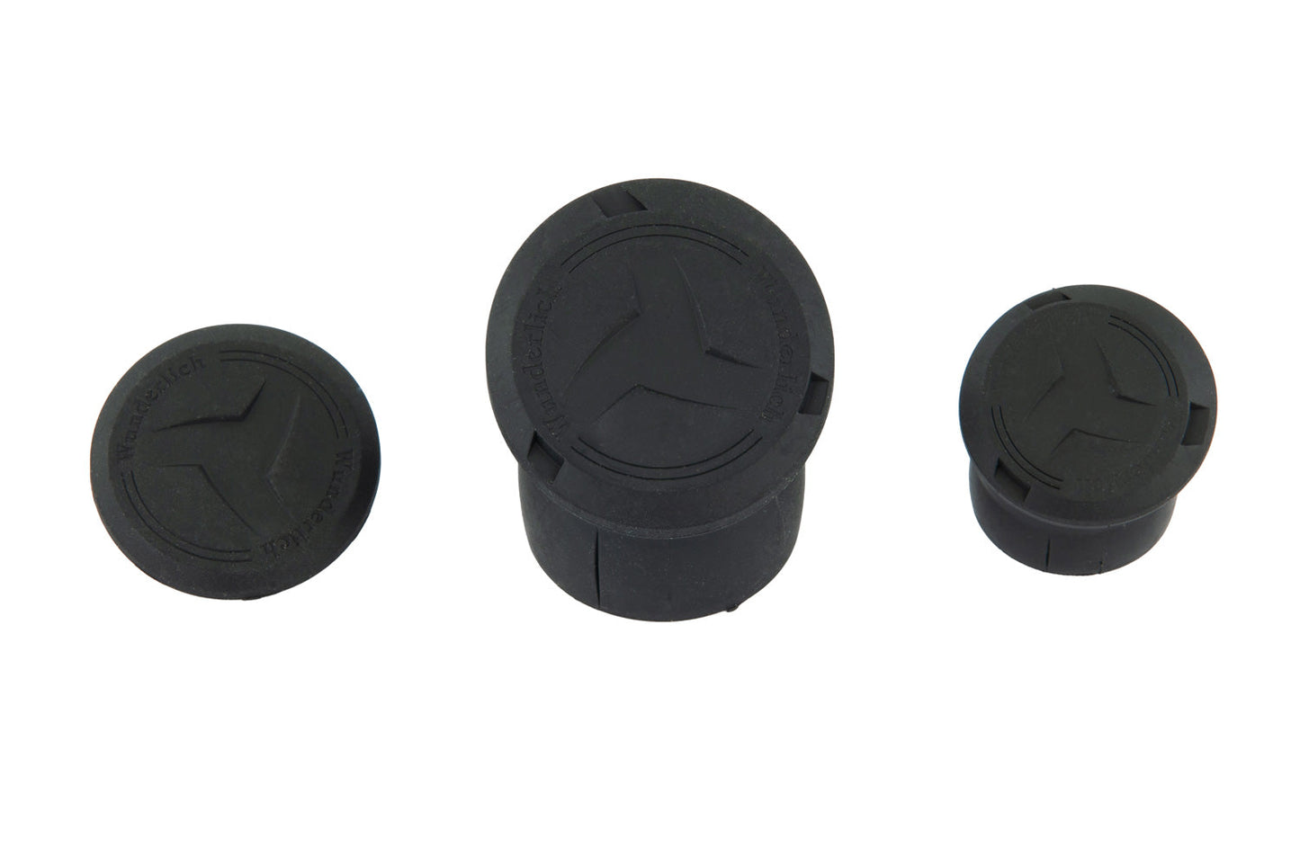 Wunderlich 3-piece Frame Plug Set for the BMW R 1300 RT - Set - black