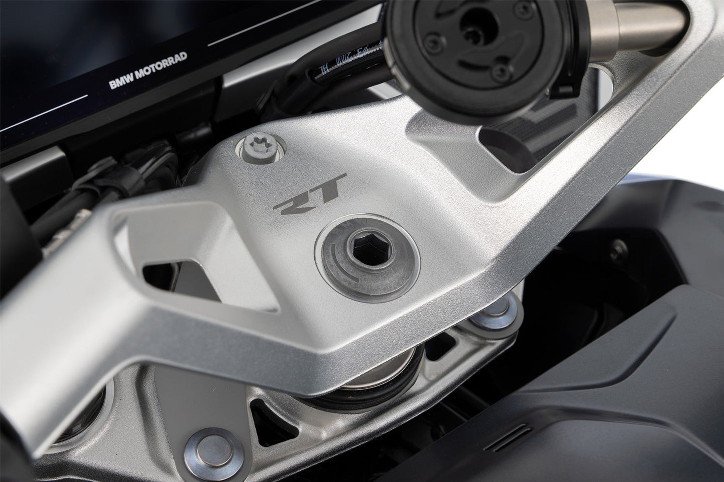 Handlebar Riser ERGO RT - 25mm - silver for Telelever models