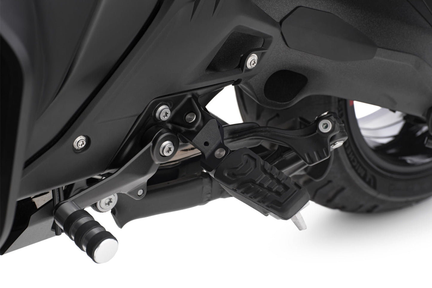 ERGO Rider Footrest Lowering Kit for BMW R 1300 RT - black