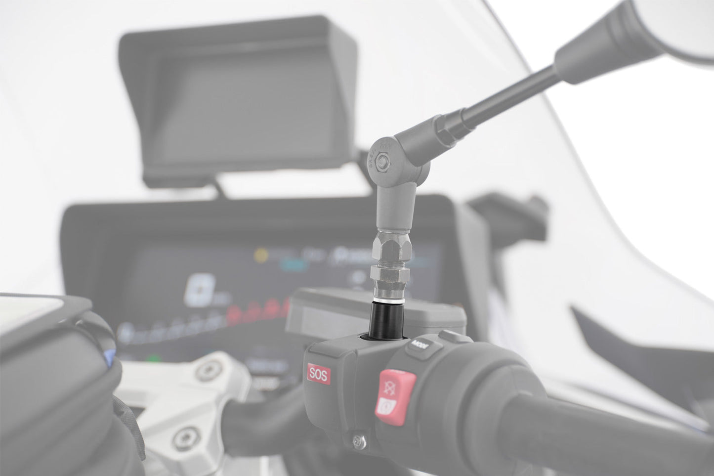 Additional mirror mount R 1300 RT - black