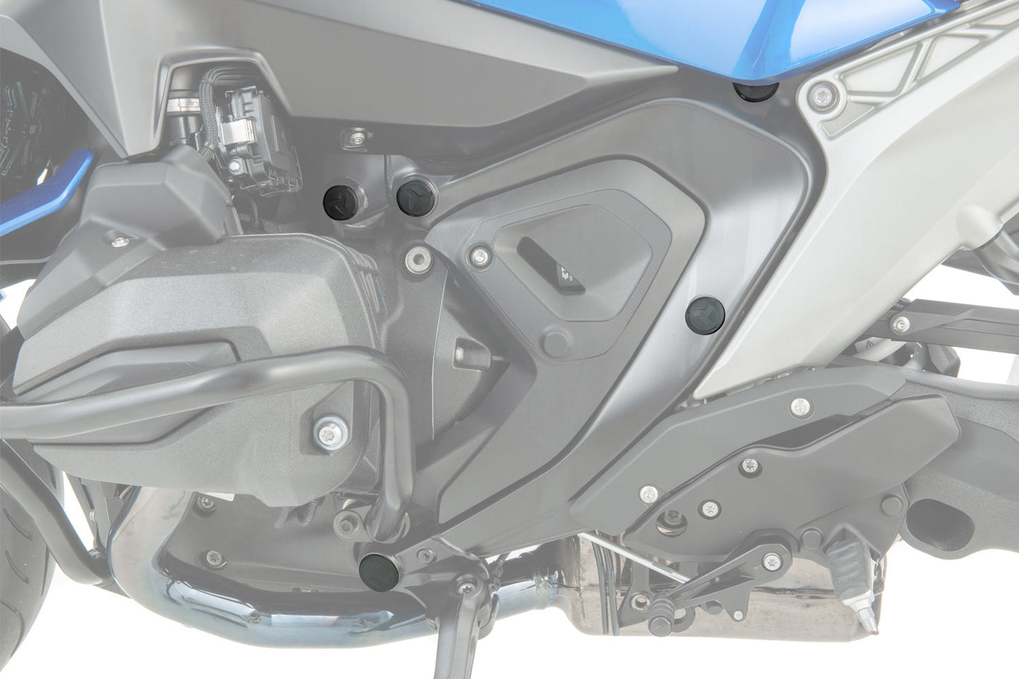 Wunderlich frame plug set, 9-piece – R 1300 R - Set - black