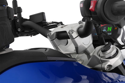 ERGO Handlebar Riser R 1300 R for models without BMW sat nav - 25mm - silver
