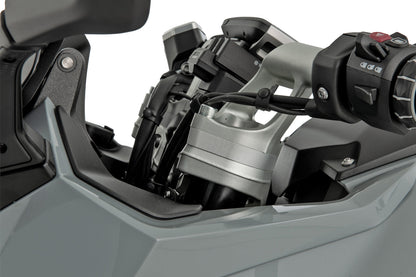 Handlebar Riser ERGO R 1300 RS with original BMW navigation system - 15mm - silver