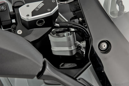 Handlebar Riser ERGO R 1300 RS with original BMW navigation system - 15mm - silver