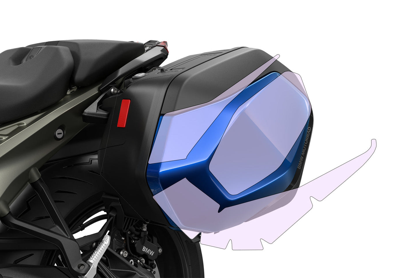 PremiumShield Side Pannier Protection Film Set R 1300 R + RS - clear