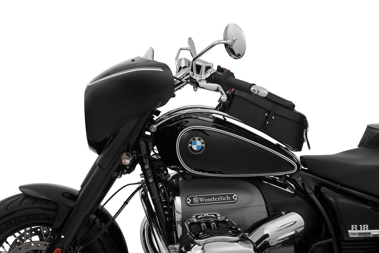 HIGHWAY cockpit fairing - Blackstorm Metallic - white striped