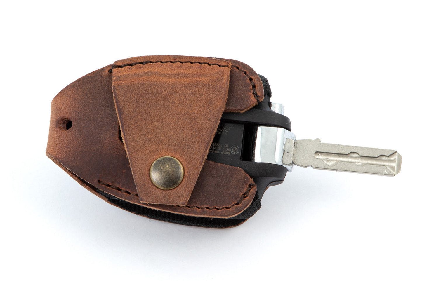 R 18 key pouch - brown - Genuine leather