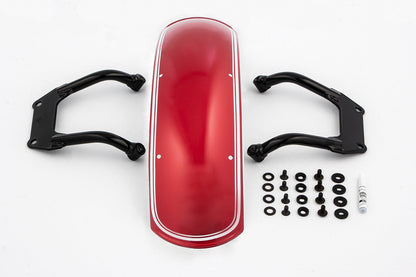 Front fender »RockBob« - Mars red Metallic / white lined
