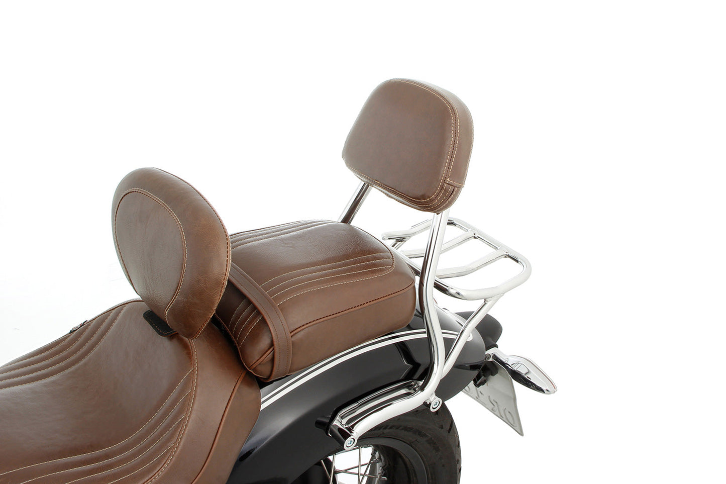 backrest - chrome-brown
