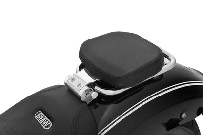 rider backrest - foldable - chromed