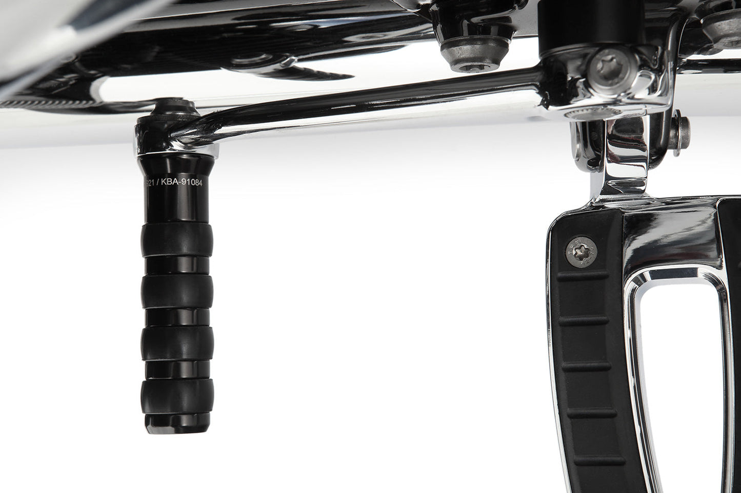 gear-shifter extension for models with footrests - black