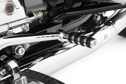 brake lever extension for models with footrests - chromed