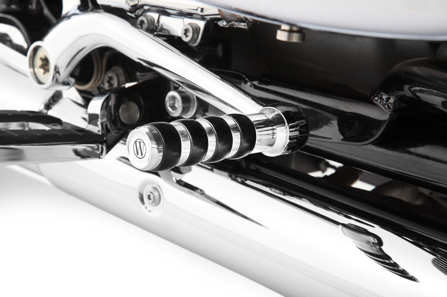 brake lever extension for models with footrests - chromed