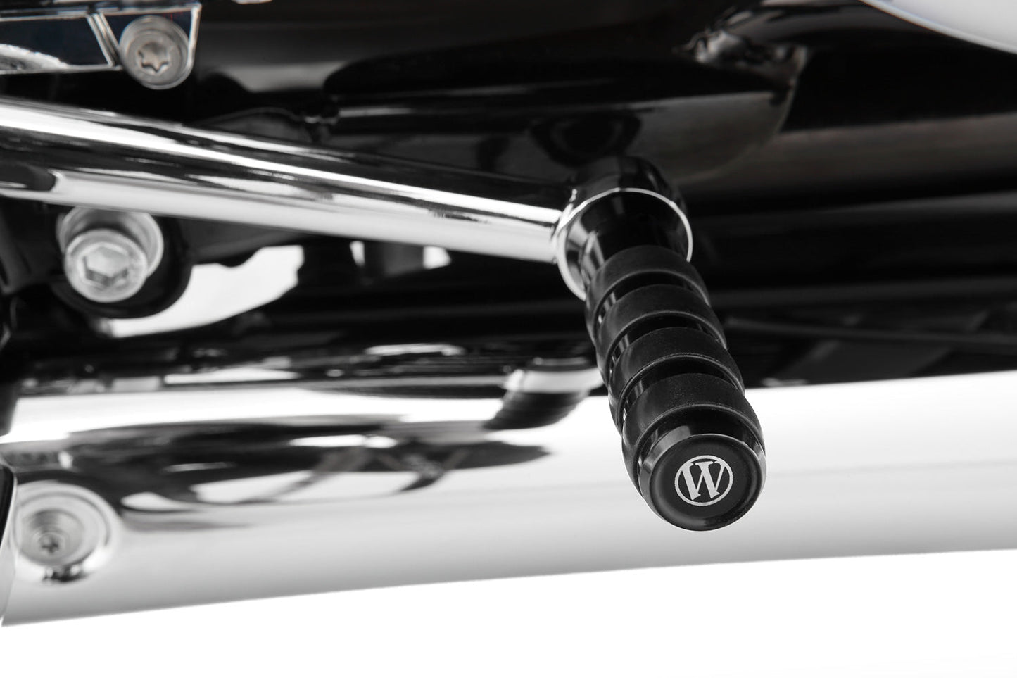 brake lever extension for models with footrests - black