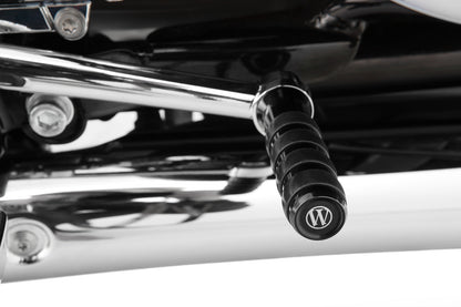 brake lever extension for models with footrests - black