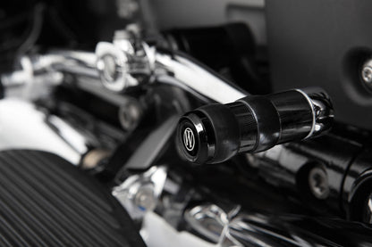 R 18 gear-shifter extension for models with footboard - black - rear