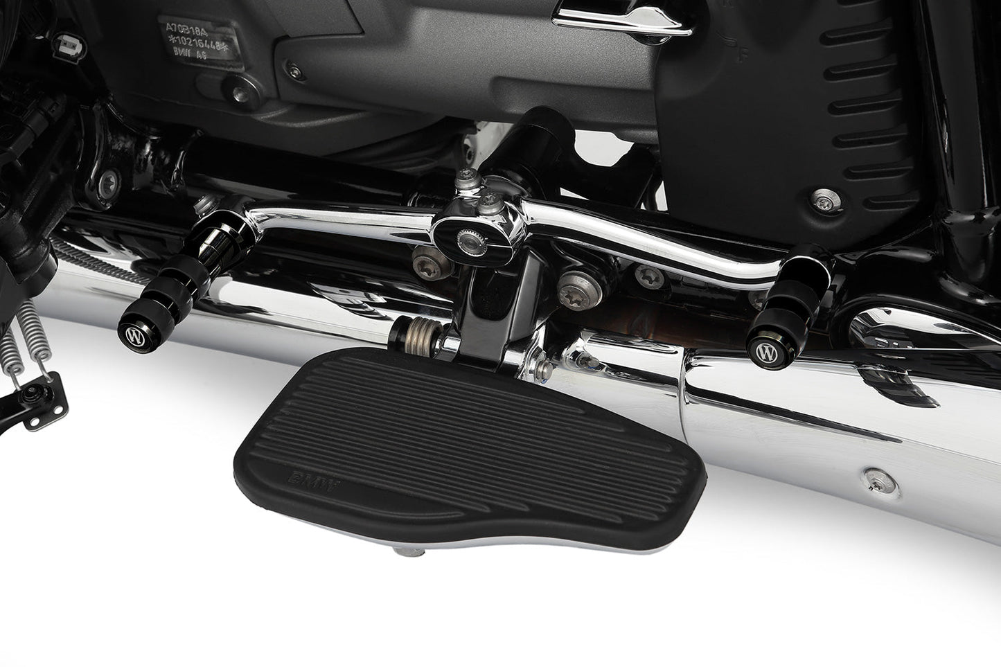 R 18 gear-shifter extension for models with footboard - black - rear