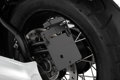 licence plate holder side - black