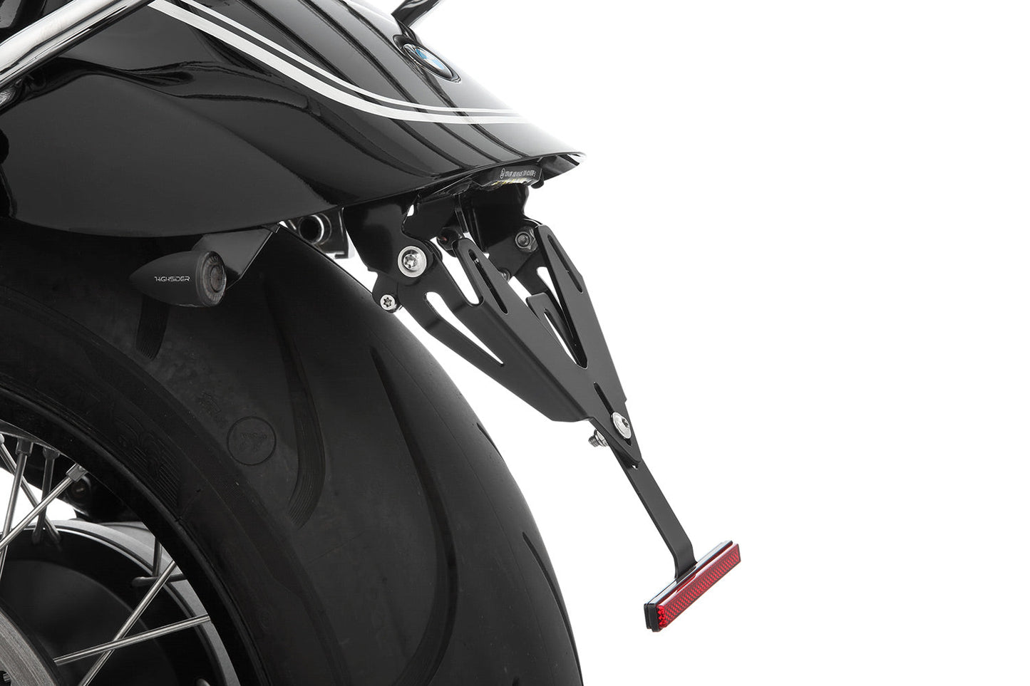 PURE tail conversion with indicator bracket - M5 Screw thread - black