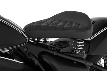 Swinging saddle RockBob for series rear end - black - Artificial leather