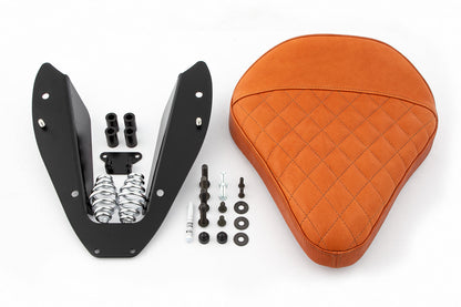 Swing saddle RockBob for Rear fender RockBob - brown - Genuine leather