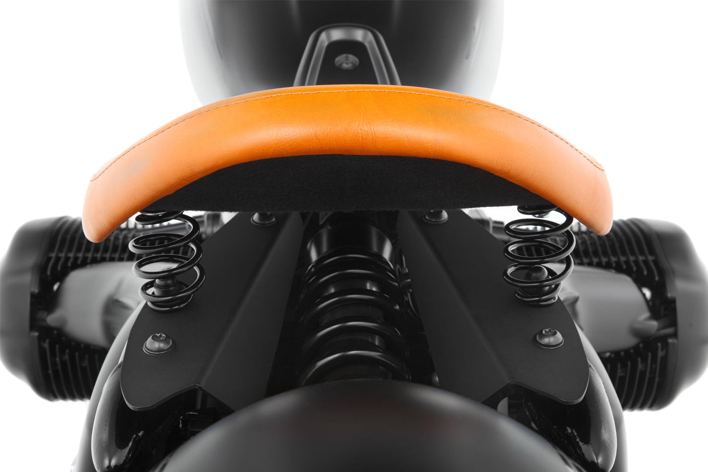 Swing saddle RockBob for Rear fender RockBob - brown - Genuine leather