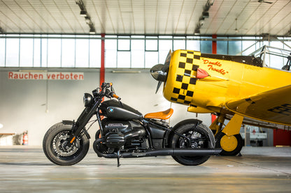 Swing saddle RockBob for Rear fender RockBob - brown - Genuine leather