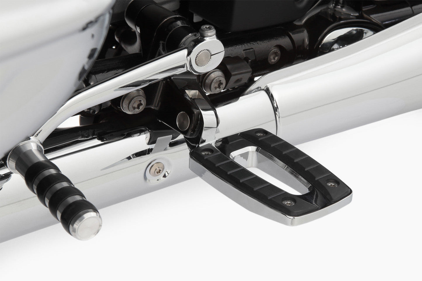 ERGO-COMFORT lower footrests - for models without footboard - chromed