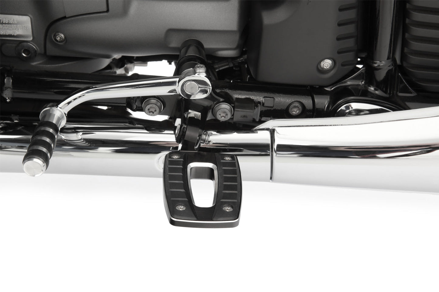 ERGO-COMFORT lower footrests - for models without footboard - black