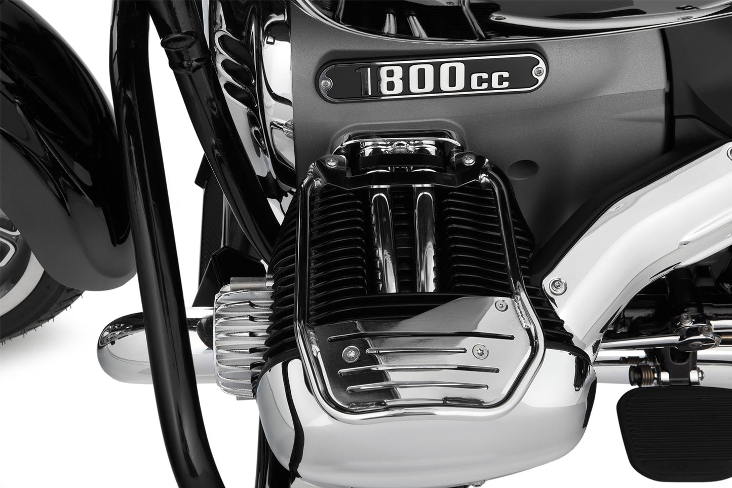 leg rests - left and right - chromed