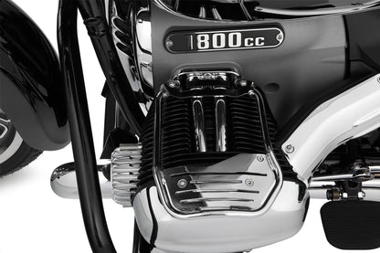 leg rests - left and right - chromed