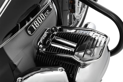 leg rests - left and right - chromed