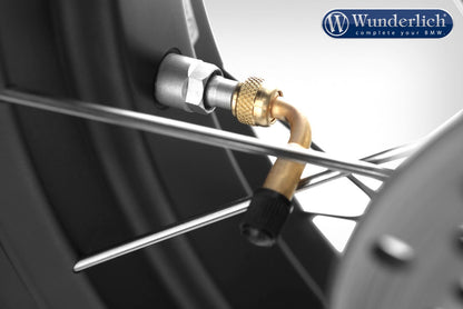 90 Valve stem adapter