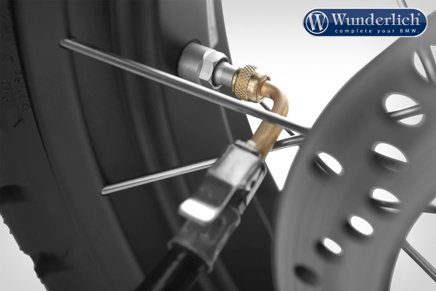 90 Valve stem adapter