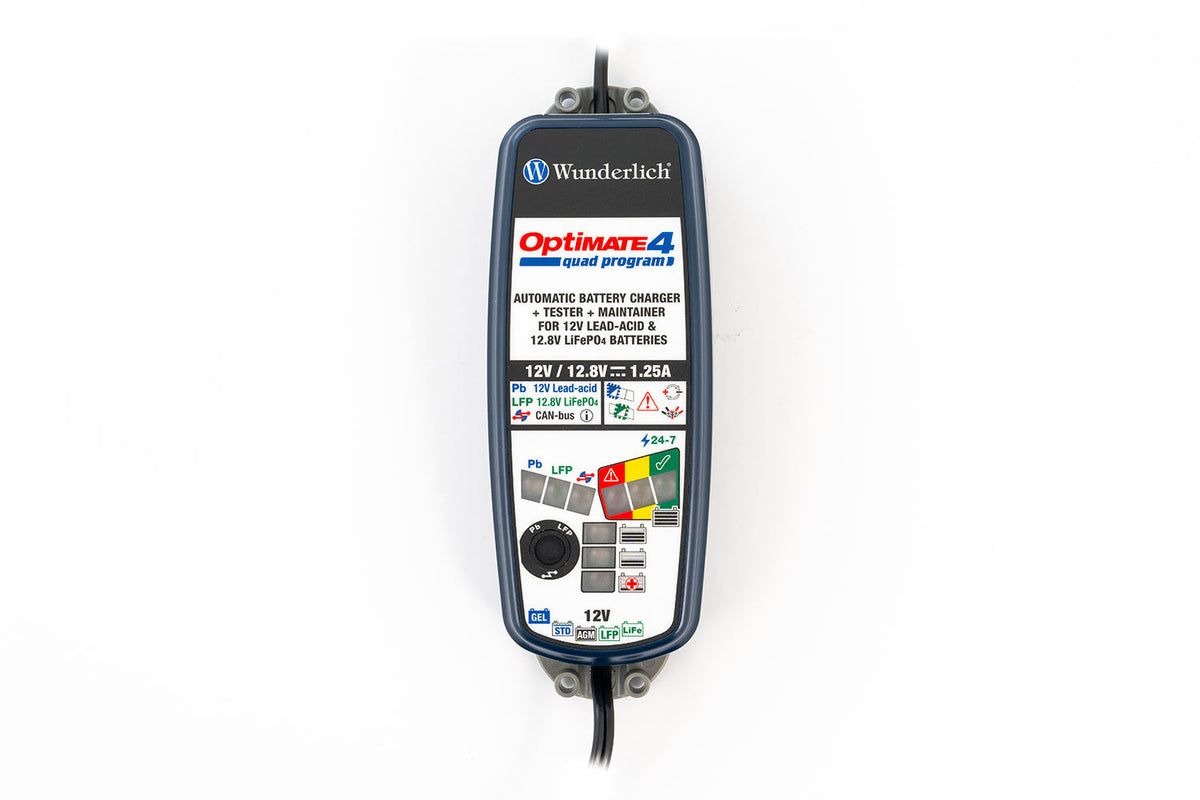 Wunderlich Edition Battery Charger Optimate 4 Quad-Program Canbus Edition