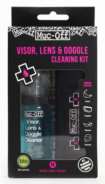 MUC-OFF MOTORCYCLE VISOR, LENS AND GOGGLE CLEANING KIT