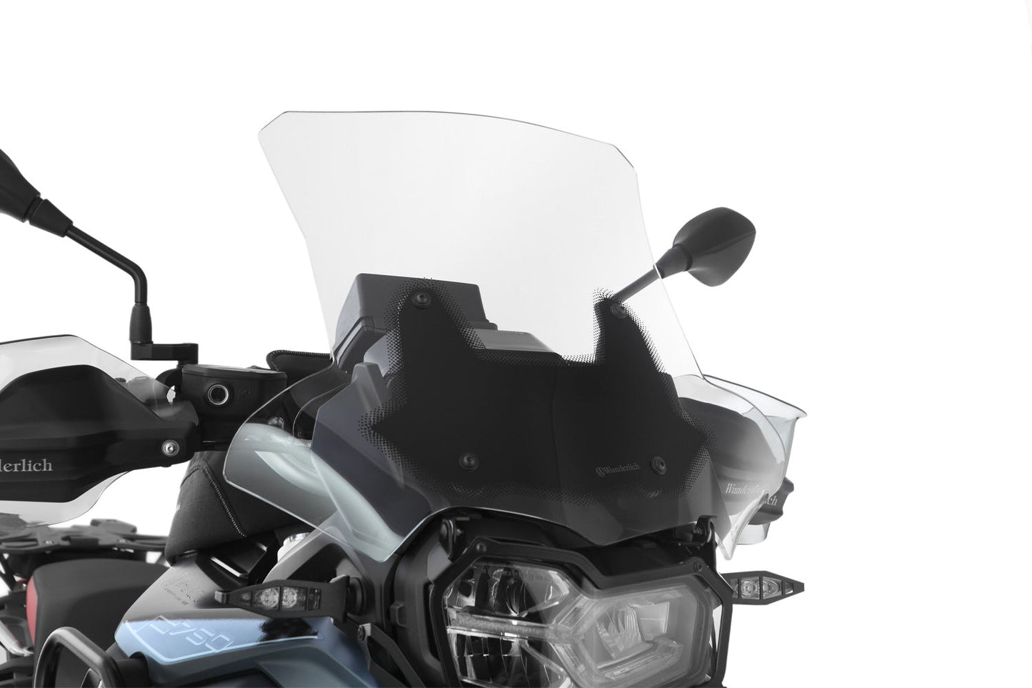 windshield MARATHON – Carrier long (160mm) – clear