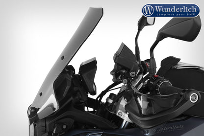 Wunderlich windshield MARATHON - Carrier long (160mm) - smoked grey