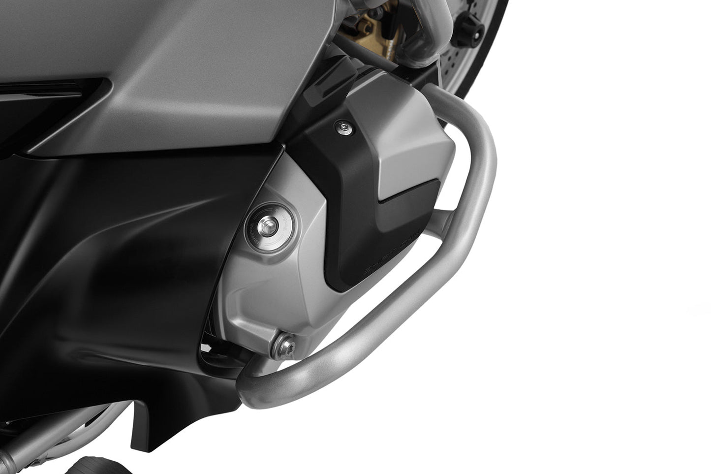 engine protection bar - silver