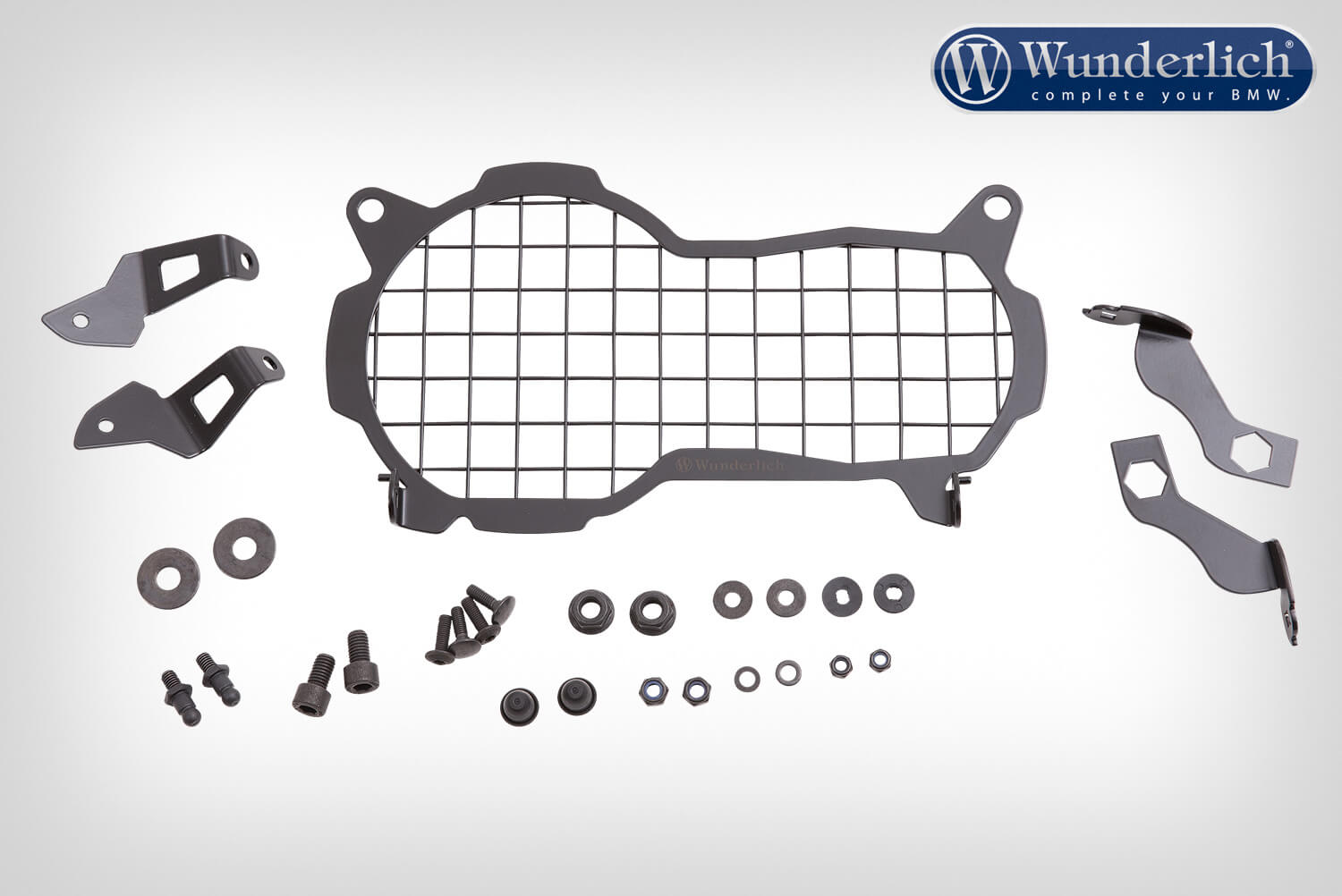 Headlight protector Clear Protect, foldable  black