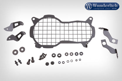 Headlight protector Clear Protect, foldable  black