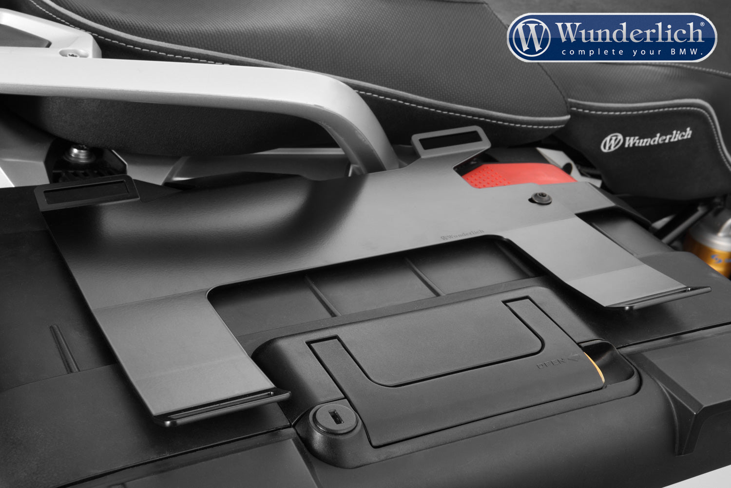 Wunderlich Luggage rails for original Vario case R 1200/1250 GS LC - Set - black