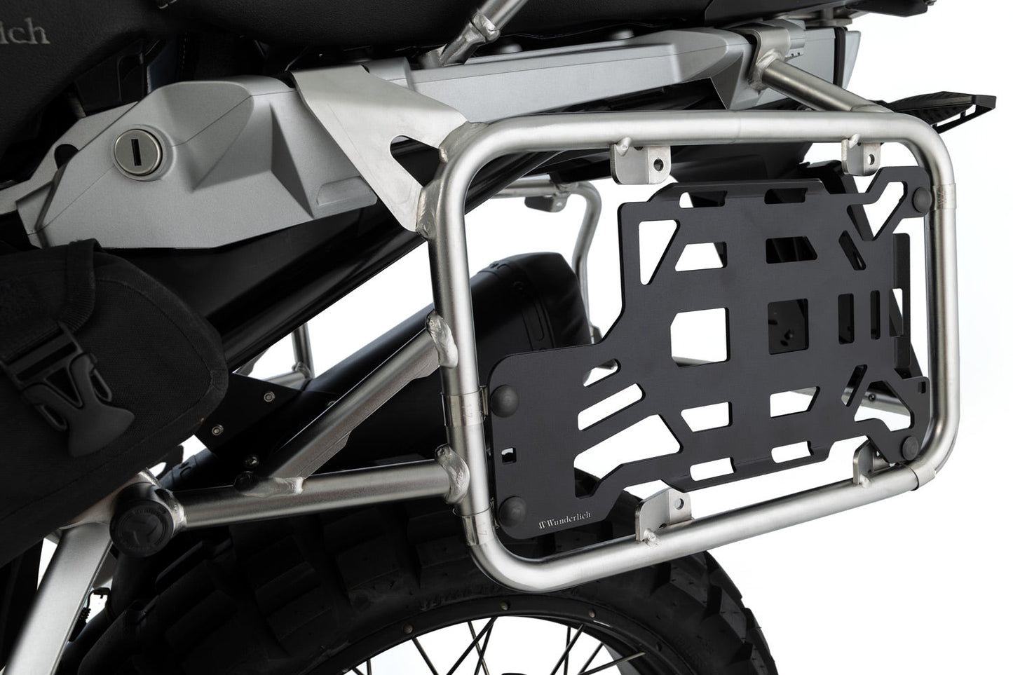 Universal holder for luggage racks - black