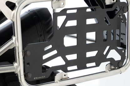 Universal holder for luggage racks - black