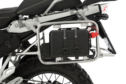 Universal holder for luggage racks - black